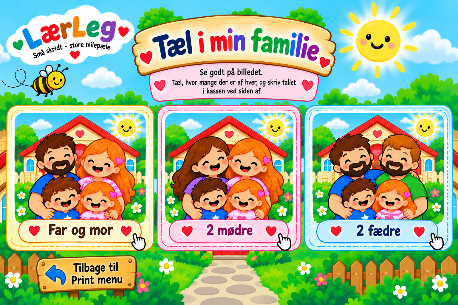 LærLeg – Tæl i min familie